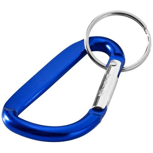 Sleutelhanger met karabijnhaak blauw
