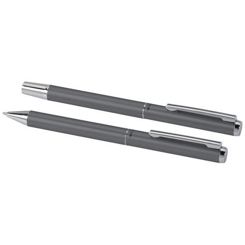 Aluminium pennenset Lucetto grijs