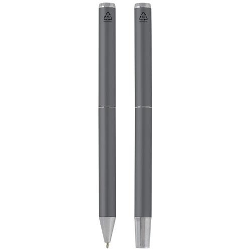 Aluminium pennenset Lucetto grijs
