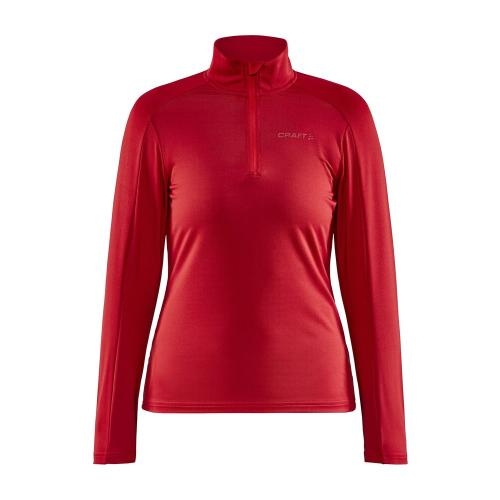 Craft CORE Gain half-zip Midlayer dames bright red,l