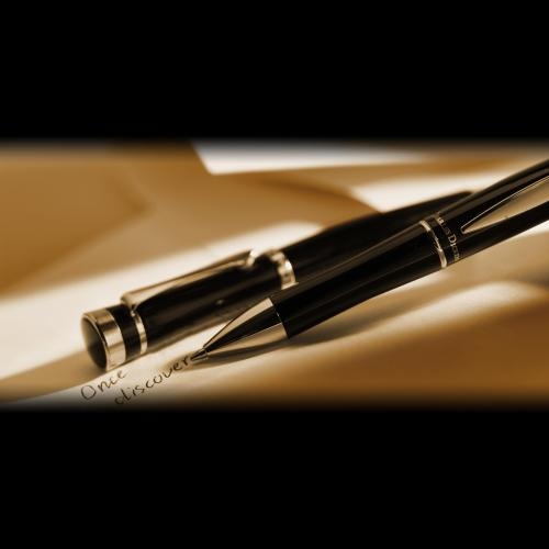 Balpen Charles Dickens zwart