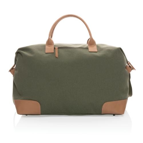 Grote weekendtas van canvas groen