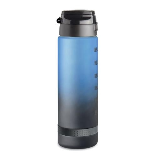 RPET sportwaterfles 1L Level blauw
