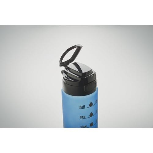 RPET sportwaterfles 1L Level blauw