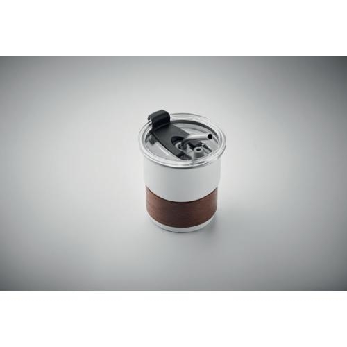 Enkelwandige beker 260 ml Mate wit