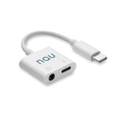 ABS-aansluiting audiosplitter type Koenet wit