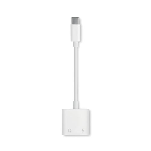 ABS-aansluiting audiosplitter type Koenet wit