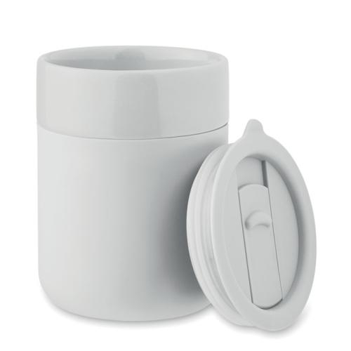 Keramische beker 330 ml Qeram wit