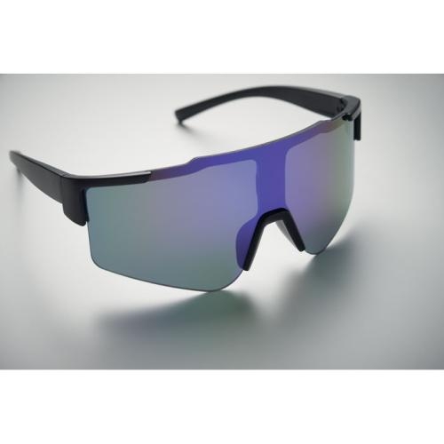 Gespiegelde sportzonnebril Shine blauw