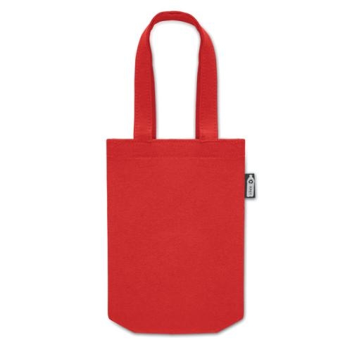 Klein vilten geschenktasje Feltote rood