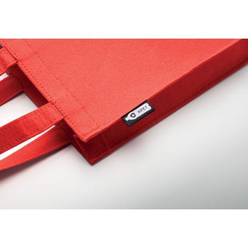 Klein vilten geschenktasje Feltote rood