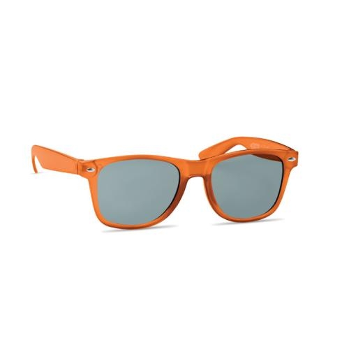 RPET zonnebril Macusa transparant oranje