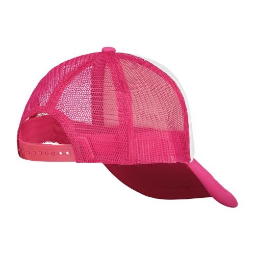 Kinderpet trucker roze/white solid