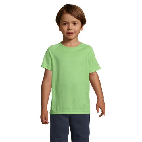 Kinder T-shirt Sporty kids appelgroen