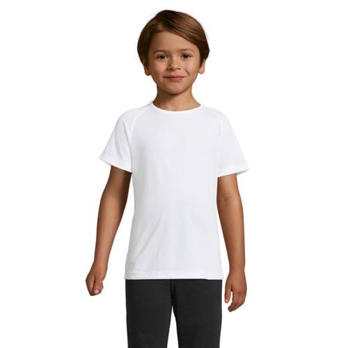 Kinder T-shirt Sporty kids wit