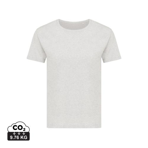Iqoniq Yala dames gerecycled katoen T-shirt light heather grey,l