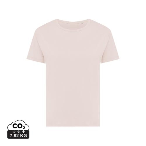 Iqoniq Yala dames gerecycled katoen T-shirt lichtroze,l