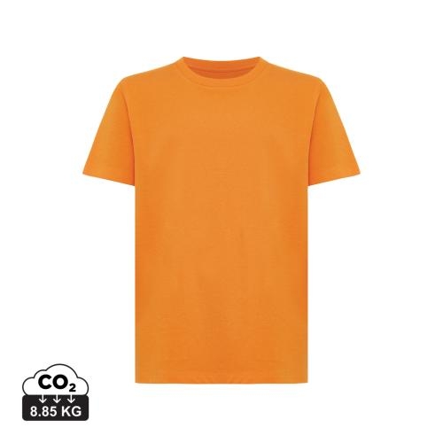 Iqoniq Koli kids gerecycled katoenen T-shirt oranje,34