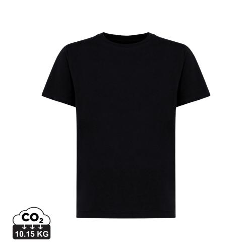Iqoniq Koli kids gerecycled katoenen T-shirt zwart,34