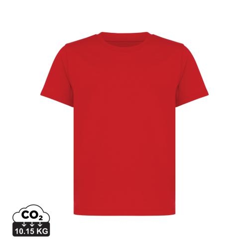 Iqoniq Koli kids gerecycled katoenen T-shirt rood,34
