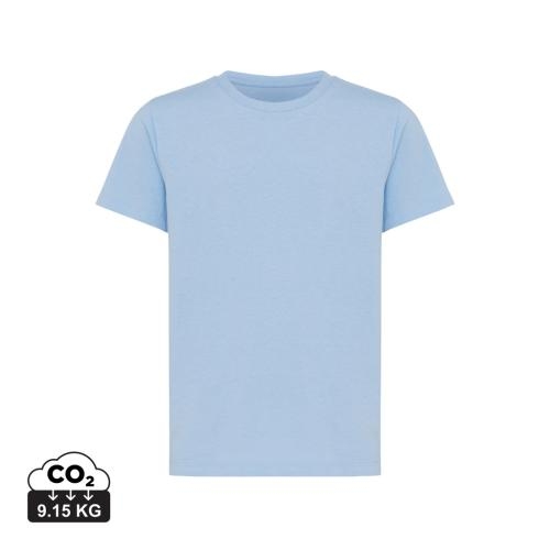 Iqoniq Koli kids gerecycled katoenen T-shirt hemelsblauw,34