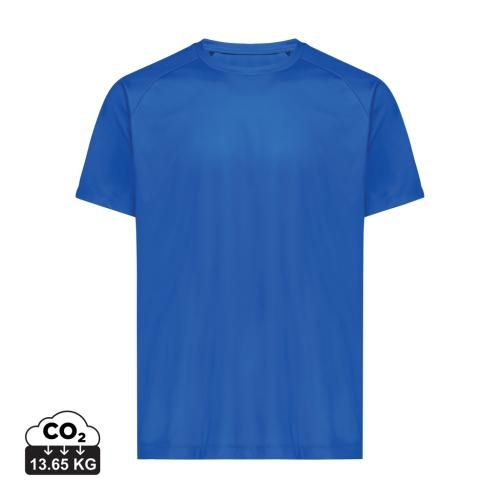 Iqoniq Tikal polyester sneldrogend sportshirt royal blue,l