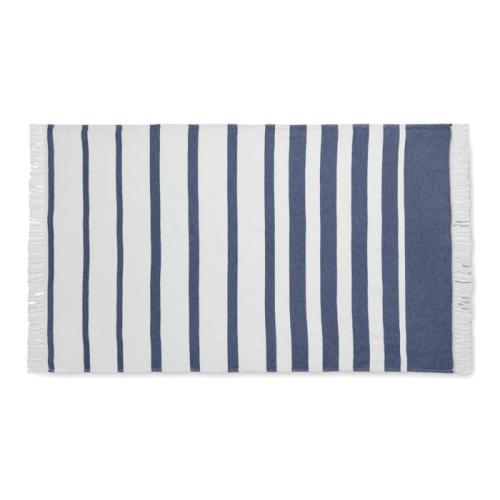 SEAQUAL® hamamdoek 100x170 Wave blauw