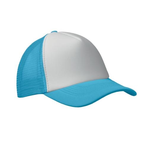 Truckers baseball cap Bubble wit / turquoise