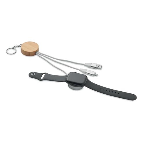 Sleutelhanger 4-in-1 60W kabel wit