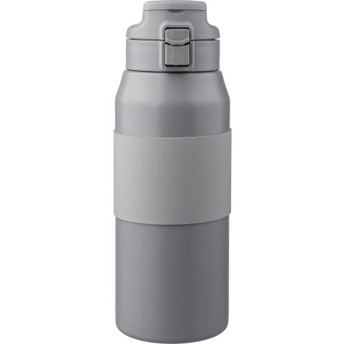 Dubbelwandige drinkfles 800 ml Kati grijs