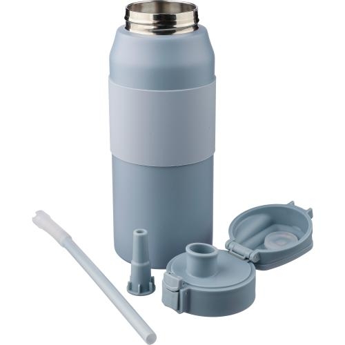 Dubbelwandige drinkfles 800 ml Kati blauw