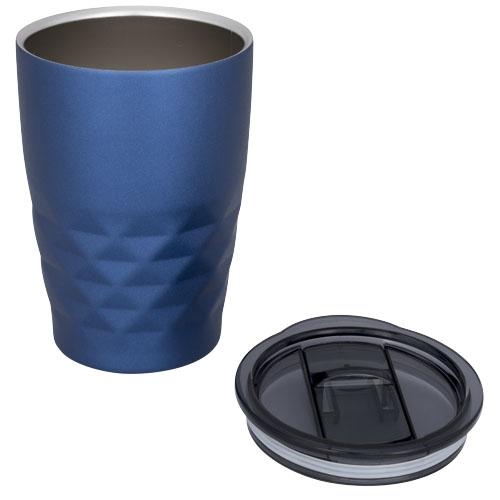 Geïsoleerde drinkbeker Geo blauw