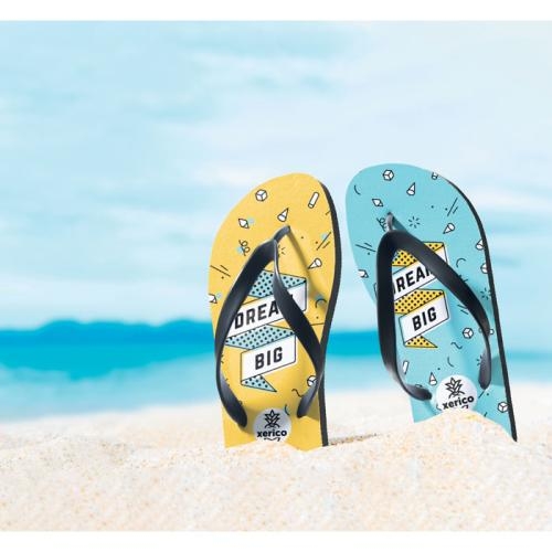 Sublimatie strandslippers 44-46 Costa zwart