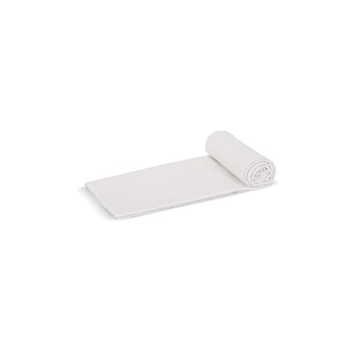 Sneldrogende full-colour handdoek R-PET 70x140 wit/grijs