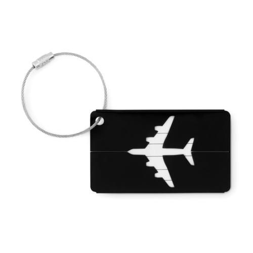 Kofferlabel Fly tag zwart