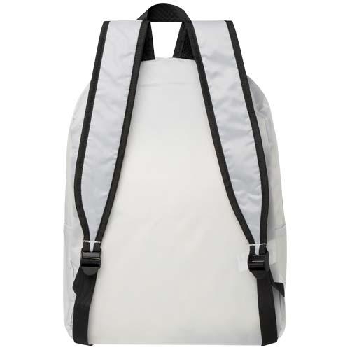 RPET opvouwbare rugzak EcoFold wit