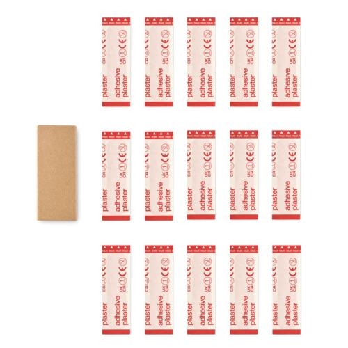 15 pleisters in doosje Ouch beige