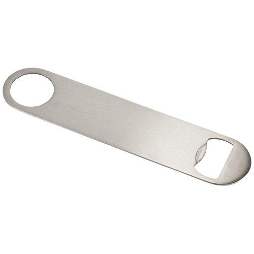 Paddle flessen opener zilver
