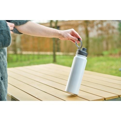RVS dubbelwandige fles 800 ml Zinnia wit