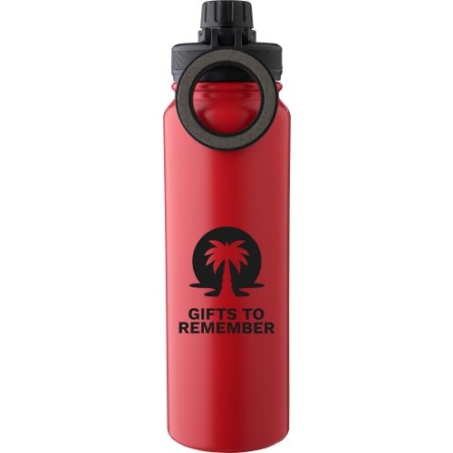 RVS dubbelwandige fles 800 ml Zinnia wit
