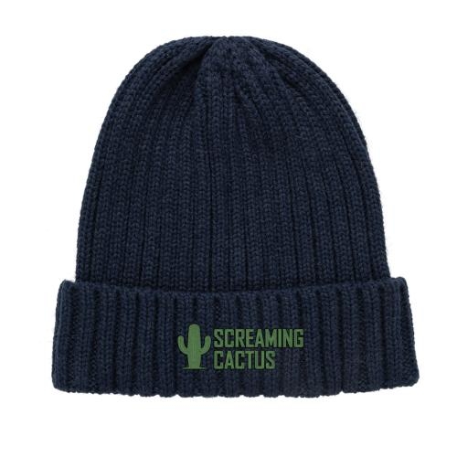 Kennedi AWARE™ Polylana®beanie brede rib donkerblauw