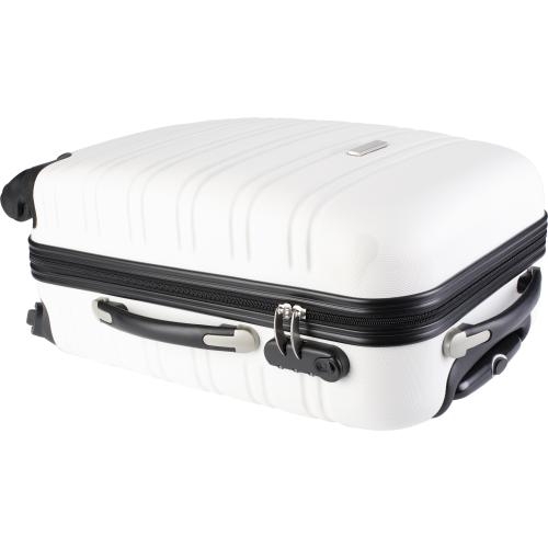 Trolley 4 wielen 18'/46 cms wit