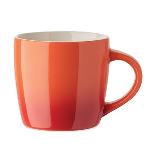 Keramische mok 300 ml Peze oranje