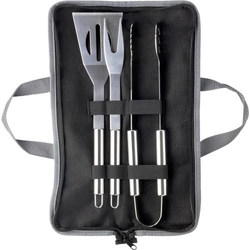 BBQ set, 3-delig zilver