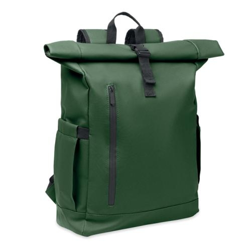 Rolltop laptop rugzak 600D Bangkok roll donker marinegroen