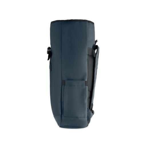 Rolltop laptop rugzak 600D Bangkok roll blauw