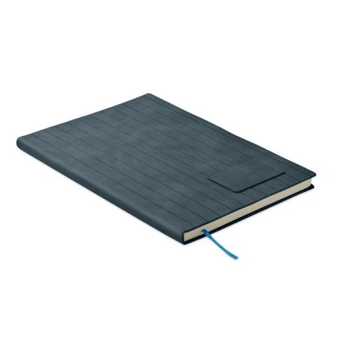 A5-notitieboek smokey PU Tintray blauw