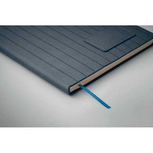 A5-notitieboek smokey PU Tintray blauw