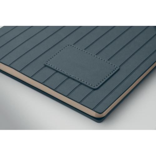 A5-notitieboek smokey PU Tintray blauw