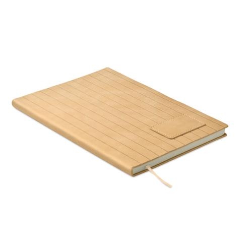 A5-notitieboek smokey PU Tintray beige